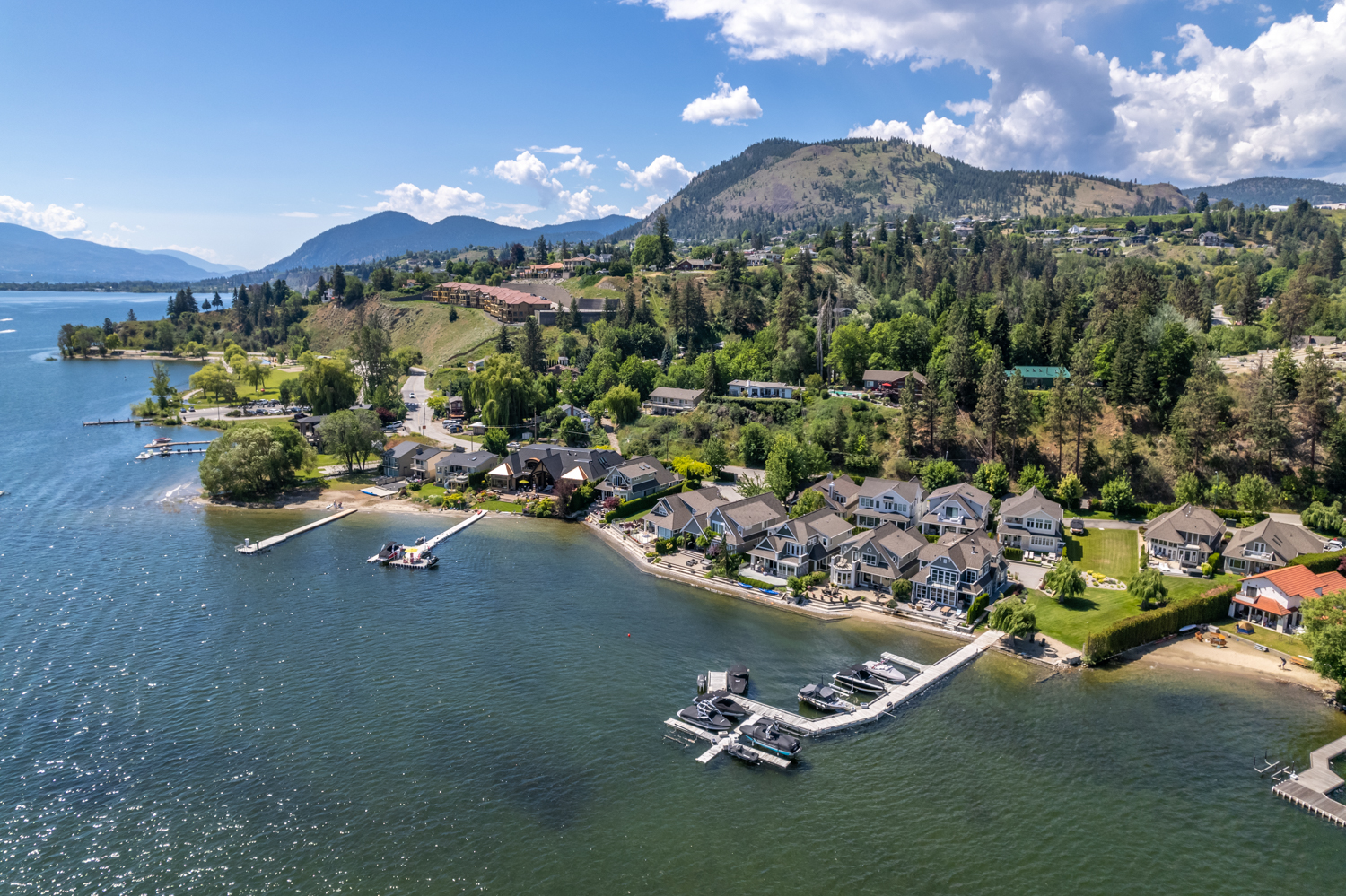 Summerland, BC lakeside view